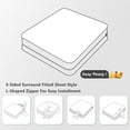 thumbnail image 6 of Ruili Waterproof Twin Size Zippered Mattress Encasement Deep Pocket Fit Up to 16 Inches Bed Bug Proof Mattress Protector Six-Sided Mattress Cover, 6 of 7