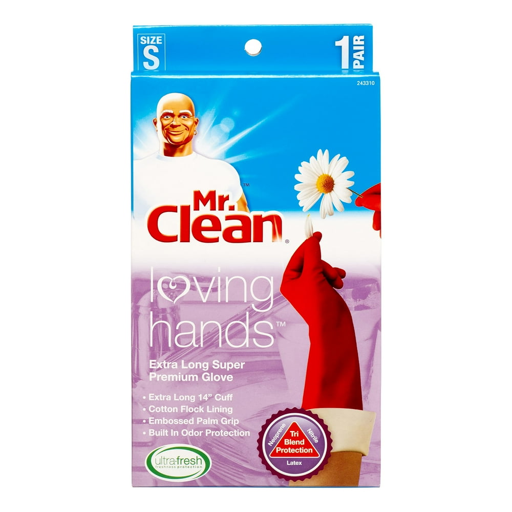 Mr. Clean Loving Hands Gloves, Small