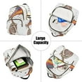 thumbnail image 5 of FORMRS Mini Backpack Purse for Women Travel Daypack Casual Shoulder Bag, Colorful Skeleton, 5 of 7