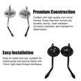 thumbnail image 4 of Black Universal Convex Rearview Mirrors for Motorcycles & Electric Scooters - 360° Rotatable Ball Head, Durable Iron Frame, Easy Installation with 10mm Right-Hand Thread, Pair of Safety-Enhancing, 4 of 6