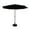 Black, variant on St. Kitts Aluminum 9-foot Patio Umbrella, Black