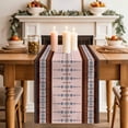 thumbnail image 2 of Table Runner 48 Inches Long for Kitchen Dining, Farmhouse Boho Dresser Scarf Farmhouse, Dining Table Decorations for Wedding/Parties, Retro Ethnic Traditional Patterned 13 x 48 In, 2 of 8