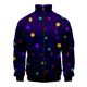thumbnail image 3 of Chaqueta con estampado geométrico en 3D para hombre, abrigo de manga larga con estampado moderno, ropa de calle, chaquetas deportivas de gran tamaño con cremallera y personalidad, 3 of 5