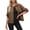 Brown, variant on Women's Stretch Denim Jacket with Button Front, Long Sleeve Jean Trucker Coat with Pockets, Casual Workwear Style for Daily Use, Durable and Comfortable Fit,Black S