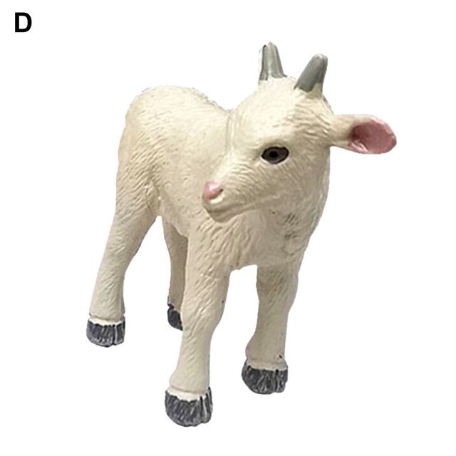 Visland Animal Model Shape Collectible PVC Simulation Goat Model Figure for Gift