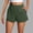 Army Green#2, variant on LEBONYARD Stylish Women's Shorts for Warm Weather,Women Summer Solid Color Shorts Side Zipper with Pockets Navy S