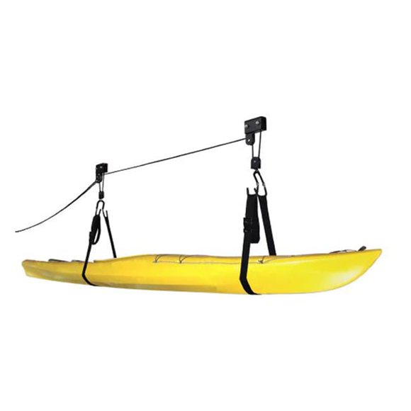 Kayak Hoist – Système de Poulie Suspendue avec Capacité de 125 lb pour Kayak, Canot, Vélo Ou Rangement Échelle par Rad Sportz