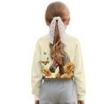 thumbnail image 2 of COEQINE Girls Crop Top Sweatshirt Long Sleeve Crewneck Fall Winter Pullover Cute Casual Loose Fit Streetwear Clothes for Teen Kids Age 5-6, Horse Sunflower Butterfly, 2 of 7
