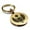 Gold, variant on Stainless Steel Scarab Good Luck Charm Round Medallion Keychain Circle Ring