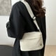 thumbnail image 5 of Bolsa de hombro peque?a, bolsa de mensajero, bolsa cuadrada ligera, estilo fashion, para mujer, bolsa portátil, ajustable, de cuero, para oficina, alta visibilidad, bolsillo exterior,, 5 of 8