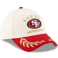 thumbnail image 3 of Men's New Era  Cream/Scarlet San Francisco 49ers 2025 NFL Draft 39THIRTY Flex Hat, 3 of 5