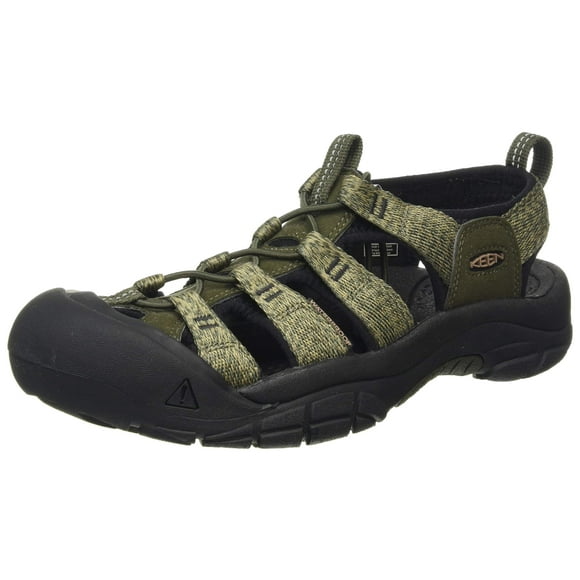 KEEN Men's Newport H2 Sandal, Green, 10
