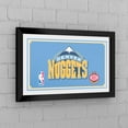 thumbnail image 2 of Denver Nuggets Logo Ready-To-Hang Black Framed Wall Mirror, 2 of 4