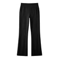 thumbnail image 5 of RUTAYY Women's Flare Pants High Waist Wide Waistband With Pockets Soft Stretch Casual Work Trousers, Black, 5 of 5