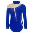 thumbnail image 2 of Sholeno Kids Girls Shiny Rhinestone Dance Bodysuit Tank Ballet Unitard Activewear Gymnastic Leotard Royal Blue 8, 2 of 6
