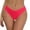 Watermelon Red, variant on Womens Swim Bottoms Women's Solid Color High Waist Retro Basic Full Coverage Bikini Tankini Swimsuit Briefs Swim Bottom Hot Pink S