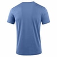 thumbnail image 4 of Gunia Cooling Shirts Mens Workout Gym Shirts Short Sleeved Ice Silk Round Neck Outdoor Casual Breathable Quick Drying Tees For Running Athletic Sport Tops T Shirts For Men Sky Blue 4Xl, 4 of 5