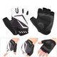 thumbnail image 5 of Guantes neutros para ciclismo de verano al aire libre, guantes de medio dedo, transpirables para bicicleta de montaña, color blanco XXL, 5 of 9