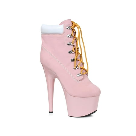 

7 Heel Lace Up Ankle Boots