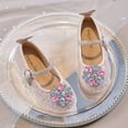 thumbnail image 5 of breaise Princess Shoes Toddler Girls Dress Shoes Princess Shoes Sandals Flower Girl Shoes Wedding Party High Heels for Kids, 5 of 7
