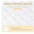 thumbnail image 5 of King Quilted Fitted Waterproof Mattress Pad, Breathable Soft Filling Mattress Protector, 8-21 Inches Deep Pocket Noiseless Mattress Cover (White), 5 of 9