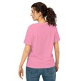 thumbnail image 2 of Combative Therapy Women’s boxing organic ribbed neck t-shirt copy (Bubble Pink, L), 2 of 4
