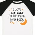 thumbnail image 4 of Inktastic I Love My Yaya to the Moon and Back Boys or Girls Toddler T-Shirt, 4 of 5
