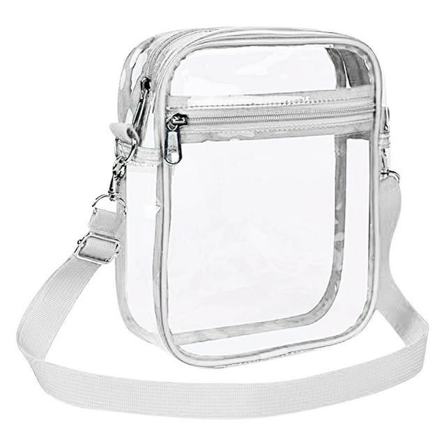 Xihbxyly Principal Pvc Transparente, Pvc Transparente, Moda y Mujeres, Cruzado Informal E Informal, Almacenamiento