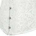 thumbnail image 3 of Kmbangi Women Short Sleeve Solid Color Boat Neck Close-fitting Crop Tops, 3 of 6