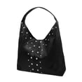 thumbnail image 2 of Bolsa George para Mujer Tote Grande con Estoperoles, Asa Corta, con Forro Interior y Botón Negro, 2 of 4