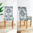 thumbnail image 3 of Yayeee 4 Pack Dining Chair Covers Stretch Parson Chairs Slipcovers Seat Protector, Green Floral, 3 of 6