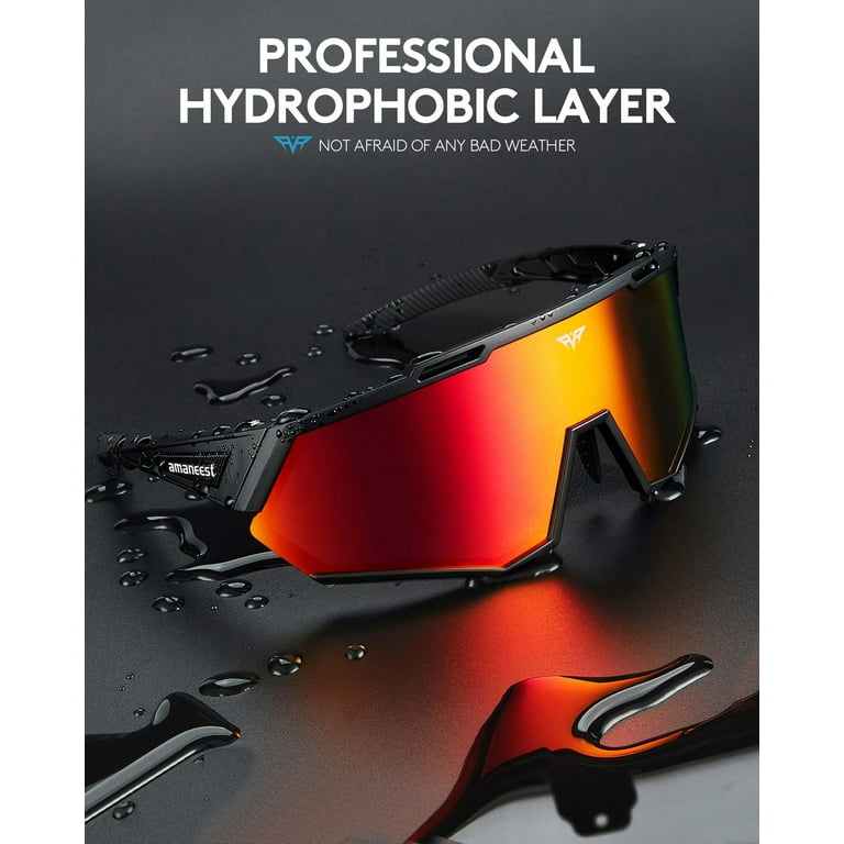 Hydrophobic cycling glasses sales