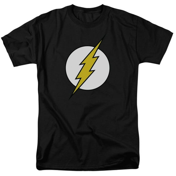 DC Comics Flash Fl Classic S/S Adult 18/1 T-Shirt Black