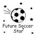 thumbnail image 2 of CafePress - Future Soccer Star Infant Bodysuit - Baby Light Bodysuit, Size Newborn - 24 Months, 2 of 4