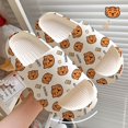 thumbnail image 1 of Zapatillas de verano para exterior, bonitas para mujer, para interior, para casa, pareja, suela suave, sensación de mierda, sandalias antideslizantes para baño de estudiantes, 1 of 1