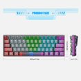 thumbnail image 4 of 61 Touches Clavier de Jeu Hotswap USB Clavier Câblé Clavier Rétroéclairé pour Ordinateur Portable, 4 of 8