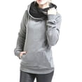 thumbnail image 4 of Top de mujer para otoño e invierno, sudaderas, jersey de manga larga, sudaderas con capucha bicolor Fridja ghj987+6976, 4 of 5