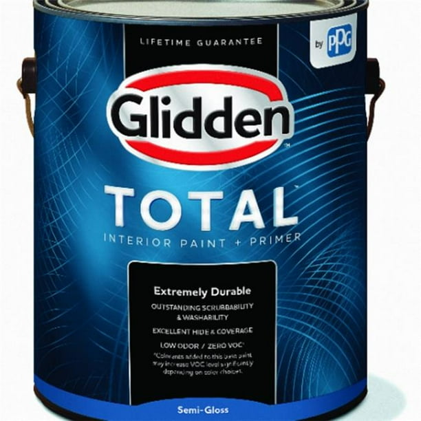 PPG Glidden GLTIN30DB01 Total Interior Latex SemiGloss Ultra Deep Base