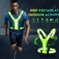 thumbnail image 5 of Reflective Running Vest Gear,Light Up Vest Runners Night Walking - green, 5 of 5