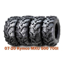 (4) WANDA 25X8X12 25X10X12 fit 07-20 Kymco MXU 500 700I ATV Tire Set Super Mud