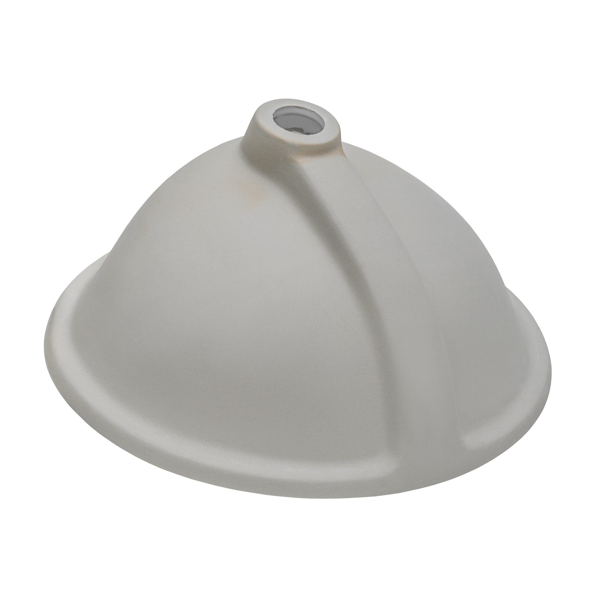 Ruvati 18 x 15 inch Undermount Bathroom Sink White Oval Porcelain Ceramic with Overflow - RVB0618