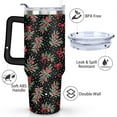 thumbnail image 3 of Merry Christmas 40 OZ Coffee Tumbler with Handle Stainless Steel Xmas Tree Travel Mug Modern Thermal Insulated Coffee Mug for Holiday Accessories Birthday Christmas for Mom Wife Teacher Neighbor, 3 of 6
