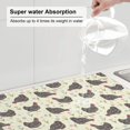 thumbnail image 5 of Sikiie Funny Chicken Dish Drying Mat, Kitchen Counter Mat, Self Drying Mat for Kitchen Counter Dish Drying Pad ,for Dishes, Utensils, Pots and Pans（24" x 18"）, 5 of 7