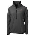 thumbnail image 2 of Women's Cutter & Buck Charcoal Arizona Cardinals  Cascade Eco Sherpa Fleece Half-Zip Jacket, 2 of 3