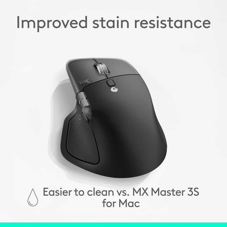 Logitech MX Master 4 for Mac, Ergonomic Bluetooth Mouse with