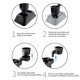 thumbnail image 4 of Portavasos para coche | Extensor de vaso grande extensible con aislamiento | Accesorio de viaje ABS negro para botellas, termos y bebidas, organizador a prueba de derrames, 4 of 5