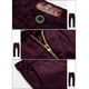 thumbnail image 5 of Pantalones casuales que combinan con la parte delantera plana y delgada para hombre, color rojo vino, 5 of 6