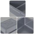 thumbnail image 3 of 13 L Plastic  Utility Bus Boxes, 12-Pack Bus Tubs, Gray, 3 of 7