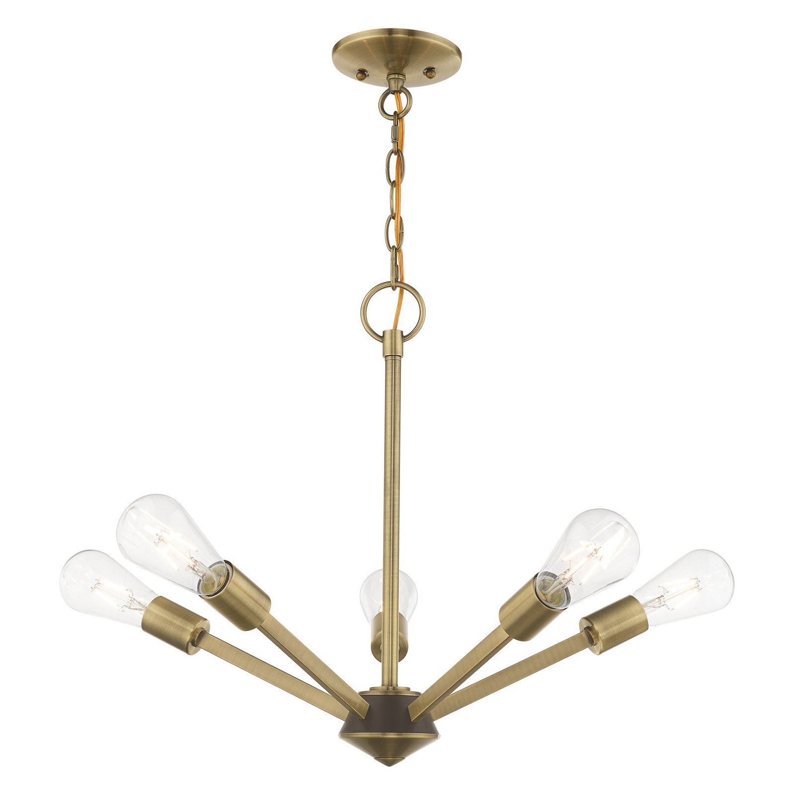 Livex Lighting - Prague - Five Light Chandelier - 19.5 Inches wide by 18 Inches - image 2 of 11