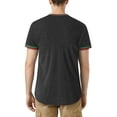 thumbnail image 2 of Ma Croix Mens Hipster Luxury Brand Colored Longline Side Zipper T Shirt, 2 of 6